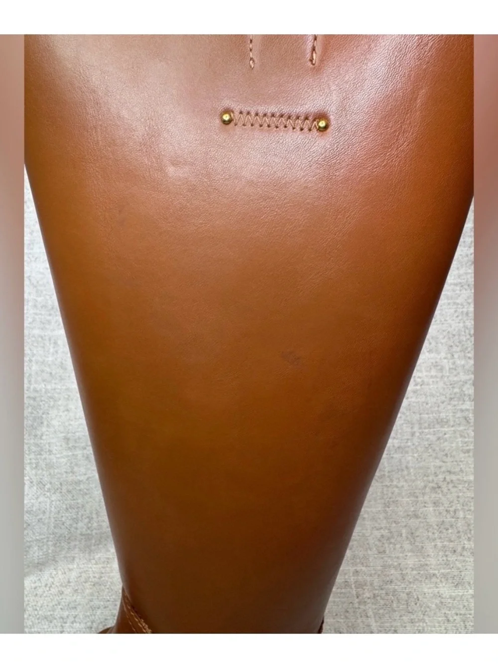 New - Franco Sarto Stretch Merina brown knee riding high boots size 7M preppy